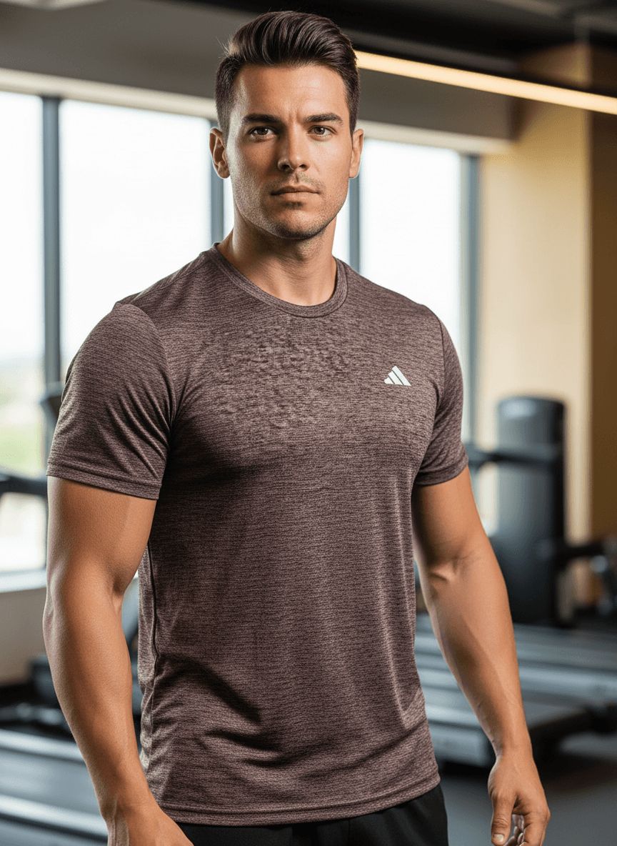 Modelo con prenda generada por IA